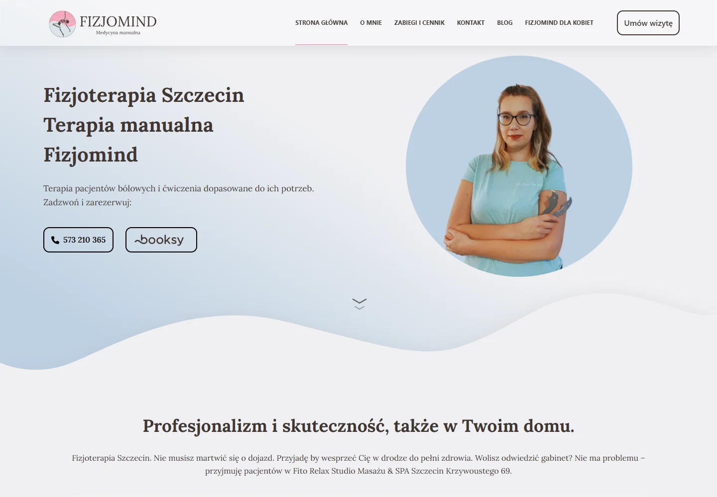 Zrzut strony Fizjomind