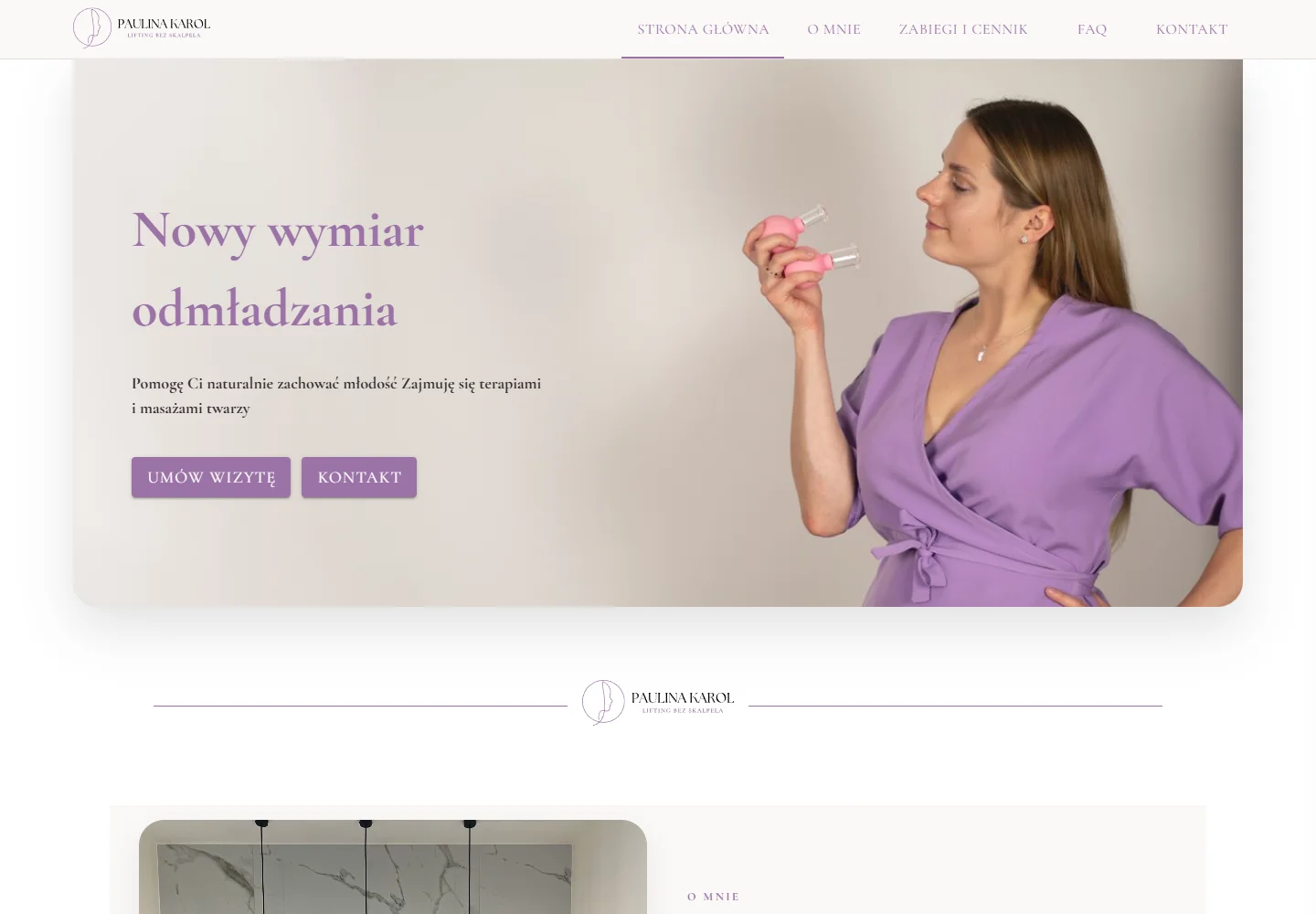 Zrzut strony Lifting Paulina Karol